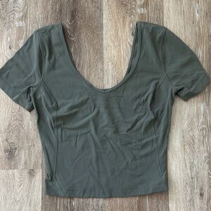 Lululemon Align T-Shirt, Grey Sage, 4